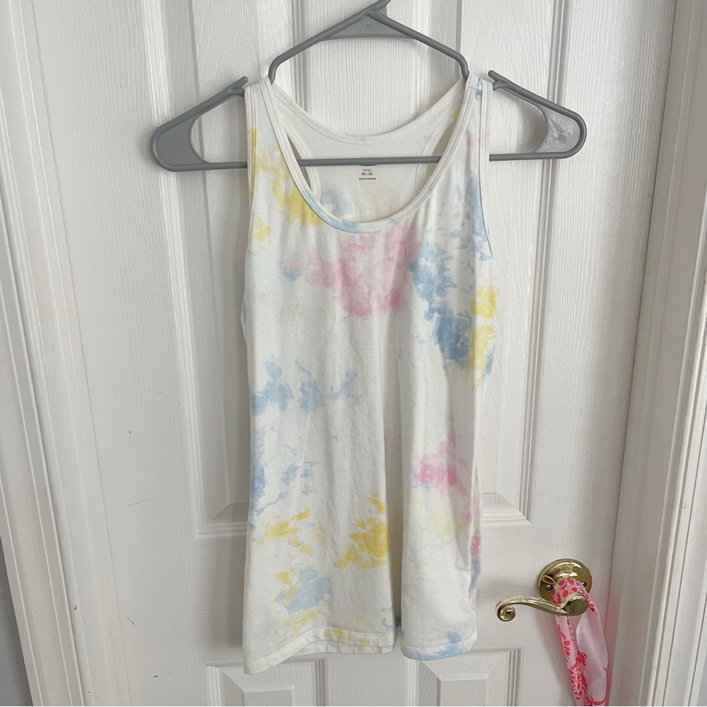 Old Navy Tie Dye Racerback Tank Top